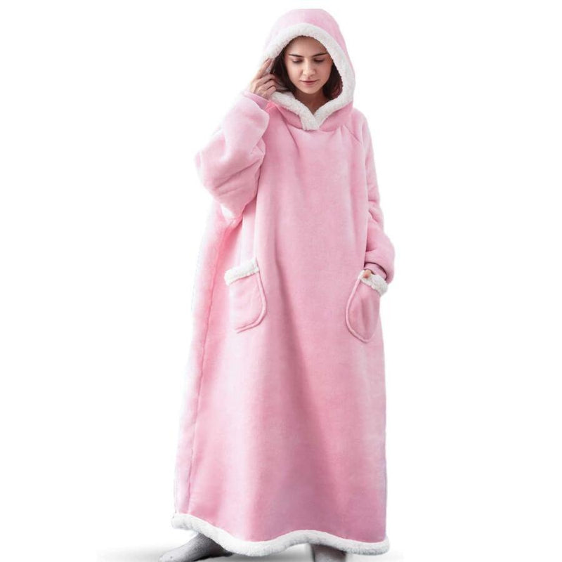 Oversized Wearable Blanket Hoodie – Ultra-Soft Fleece